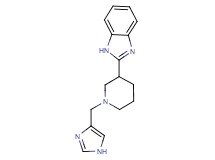 2-[1-(1H-imidazol-4-ylmethyl)-3-piperidinyl]-1H-benzimidazole