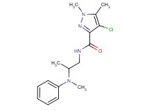 4-chloro-1,5-dimethyl-N-{2-[methyl(phenyl)amino]propyl}-1H-pyrazole-3-carboxamide