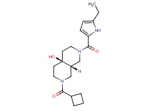 (4aS*,8aS*)-2-(cyclobutylcarbonyl)-7-[(5-ethyl-1H-pyrrol-2-yl)carbonyl]octahydro-2,7-naphthyridin-4a(2H)-ol