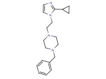 1-benzyl-4-[2-(2-cyclopropyl-1H-imidazol-1-yl)ethyl]piperazine