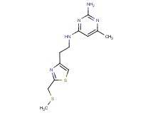 6-methyl-N~4~-(2-{2-[(methylthio)methyl]-1,3-thiazol-4-yl}ethyl)pyrimidine-2,4-diamine