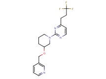 2-[3-(pyridin-3-ylmethoxy)piperidin-1-yl]-4-(3,3,3-trifluoropropyl)pyrimidine
