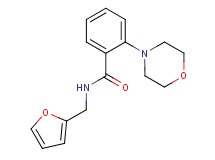 N-(2-furylmethyl)-2-(4-morpholinyl)benzamide trifluoroacetate