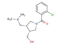 {(3R*,4R*)-1-(2-chlorobenzoyl)-4-[(dimethylamino)methyl]pyrrolidin-3-yl}methanol