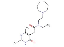 N-(2-azepan-1-ylethyl)-2-(2,4-dimethyl-6-oxo-1,6-dihydropyrimidin-5-yl)-N-ethylacetamide