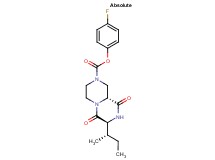 4-fluorophenyl (7S,9aR)-7-[(1S)-1-methylpropyl]-6,9-dioxooctahydro-2H-pyrazino[1,2-a]pyrazine-2-carboxylate