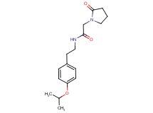N-[2-(4-isopropoxyphenyl)ethyl]-2-(2-oxo-1-pyrrolidinyl)acetamide