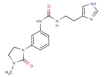 N-[2-(1H-imidazol-4-yl)ethyl]-N'-[3-(3-methyl-2-oxoimidazolidin-1-yl)phenyl]urea