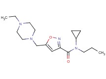 N-cyclopropyl-5-[(4-ethylpiperazin-1-yl)methyl]-N-propylisoxazole-3-carboxamide