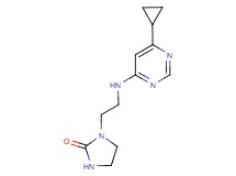 1-{2-[(6-cyclopropylpyrimidin-4-yl)amino]ethyl}imidazolidin-2-one