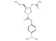 N-((3S*,4R*)-1-{[4-(dimethylamino)phenyl]acetyl}-4-propylpyrrolidin-3-yl)acetamide