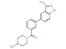 5-{3-[(4-methylpiperidin-1-yl)carbonyl]phenyl}-1H-indazol-3-amine