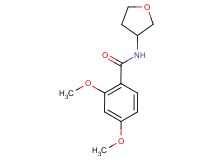 2,4-dimethoxy-N-(tetrahydrofuran-3-yl)benzamide