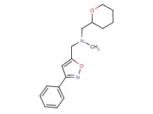 N-methyl-1-(3-phenylisoxazol-5-yl)-N-(tetrahydro-2H-pyran-2-ylmethyl)methanamine