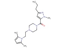 1-[2-(2,5-dimethyl-1H-pyrrol-1-yl)ethyl]-4-[(1-methyl-3-propyl-1H-pyrazol-5-yl)carbonyl]piperazine