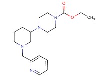 ethyl 4-[1-(2-pyridinylmethyl)-3-piperidinyl]-1-piperazinecarboxylate