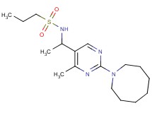 N-{1-[2-(1-azocanyl)-4-methyl-5-pyrimidinyl]ethyl}-1-propanesulfonamide