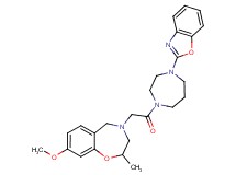 4-{2-[4-(1,3-benzoxazol-2-yl)-1,4-diazepan-1-yl]-2-oxoethyl}-8-methoxy-2-methyl-2,3,4,5-tetrahydro-1,4-benzoxazepine