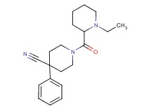 1-[(1-ethylpiperidin-2-yl)carbonyl]-4-phenylpiperidine-4-carbonitrile