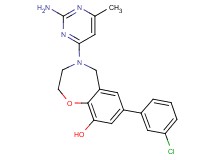 4-(2-amino-6-methylpyrimidin-4-yl)-7-(3-chlorophenyl)-2,3,4,5-tetrahydro-1,4-benzoxazepin-9-ol