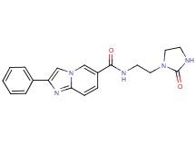 N-[2-(2-oxoimidazolidin-1-yl)ethyl]-2-phenylimidazo[1,2-a]pyridine-6-carboxamide