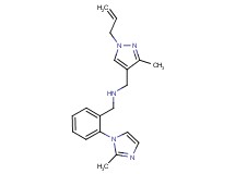 1-(1-allyl-3-methyl-1H-pyrazol-4-yl)-N-[2-(2-methyl-1H-imidazol-1-yl)benzyl]methanamine