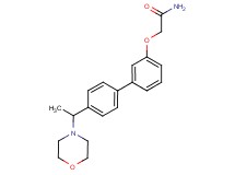 2-{[4'-(1-morpholin-4-ylethyl)biphenyl-3-yl]oxy}acetamide