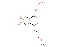(4aR*,7aS*)-1-(2-methoxyethyl)-4-(3-methoxypropyl)octahydrothieno[3,4-b]pyrazine 6,6-dioxide