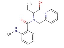 N-[1-(hydroxymethyl)propyl]-2-(methylamino)-N-(pyridin-2-ylmethyl)benzamide