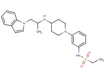 N-[3-(4-{[2-(1H-indol-1-yl)-1-methylethyl]amino}-1-piperidinyl)phenyl]ethanesulfonamide