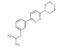 4-[6-(3-isopropoxyphenyl)pyridazin-3-yl]thiomorpholine