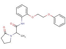 2-(2-oxopyrrolidin-1-yl)-N-[2-(2-phenoxyethoxy)phenyl]propanamide