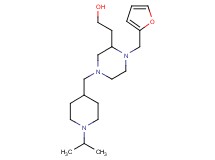 2-{1-(2-furylmethyl)-4-[(1-isopropylpiperidin-4-yl)methyl]piperazin-2-yl}ethanol