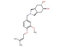 (3aR*,5S*,6S*,7aS*)-2-{3-methoxy-4-[(3-methylbut-2-en-1-yl)oxy]benzyl}octahydro-1H-isoindole-5,6-diol