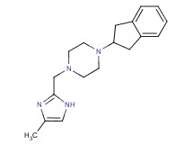 1-(2,3-dihydro-1H-inden-2-yl)-4-[(4-methyl-1H-imidazol-2-yl)methyl]piperazine