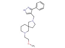 7-(2-methoxyethyl)-2-[(3-phenyl-1H-pyrazol-4-yl)methyl]-2,7-diazaspiro[4.5]decane