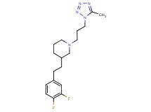 3-[2-(3,4-difluorophenyl)ethyl]-1-[3-(5-methyl-1H-tetrazol-1-yl)propyl]piperidine