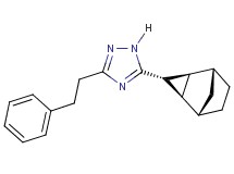 3-(2-phenylethyl)-5-[(1R*,2S*,4R*,5S*)-tricyclo[3.2.1.0~2,4~]oct-3-yl]-1H-1,2,4-triazole