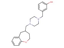 3-{[4-(2,3,4,5-tetrahydro-1-benzoxepin-4-ylmethyl)piperazin-1-yl]methyl}phenol