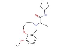 N-cyclopentyl-2-(10-methoxy-3,4-dihydro-2H-1,5-benzoxazocin-5(6H)-yl)propanamide