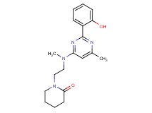 1-{2-[[2-(2-hydroxyphenyl)-6-methylpyrimidin-4-yl](methyl)amino]ethyl}piperidin-2-one