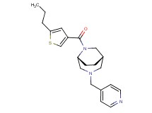 (1S*,5R*)-6-[(5-propyl-3-thienyl)carbonyl]-3-(4-pyridinylmethyl)-3,6-diazabicyclo[3.2.2]nonane