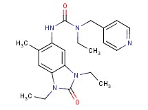 N'-(1,3-diethyl-6-methyl-2-oxo-2,3-dihydro-1H-benzimidazol-5-yl)-N-ethyl-N-(pyridin-4-ylmethyl)urea