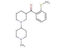 (1'-methyl-1,4'-bipiperidin-3-yl)[2-(methylthio)phenyl]methanone