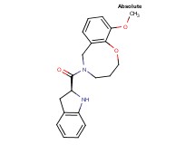 5-[(2S)-2,3-dihydro-1H-indol-2-ylcarbonyl]-10-methoxy-3,4,5,6-tetrahydro-2H-1,5-benzoxazocine