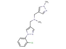 1-[1-(2-chlorophenyl)-1H-pyrazol-4-yl]-N-methyl-N-[(1-methyl-1H-pyrazol-4-yl)methyl]methanamine