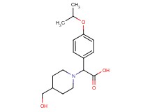 [4-(hydroxymethyl)piperidin-1-yl](4-isopropoxyphenyl)acetic acid