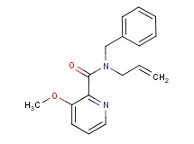 N-allyl-N-benzyl-3-methoxypyridine-2-carboxamide