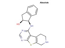 (1R,2S)-1-(5,6,7,8-tetrahydropyrido[4',3':4,5]thieno[2,3-d]pyrimidin-4-ylamino)indan-2-ol