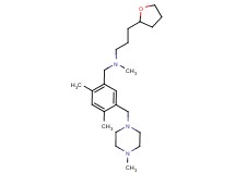 N-{2,4-dimethyl-5-[(4-methylpiperazin-1-yl)methyl]benzyl}-N-methyl-3-(tetrahydrofuran-2-yl)propan-1-amine